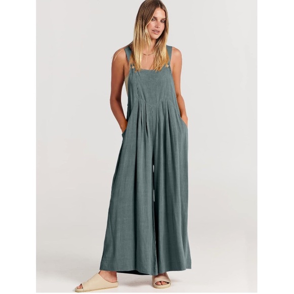 Pants - Womens Jumpsuits Overalls Wide Leg Size Small